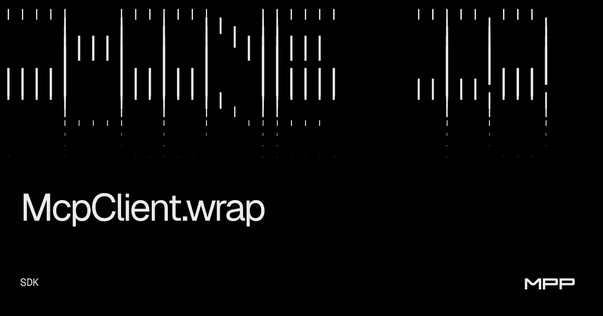 McpClient.wrap | MPP