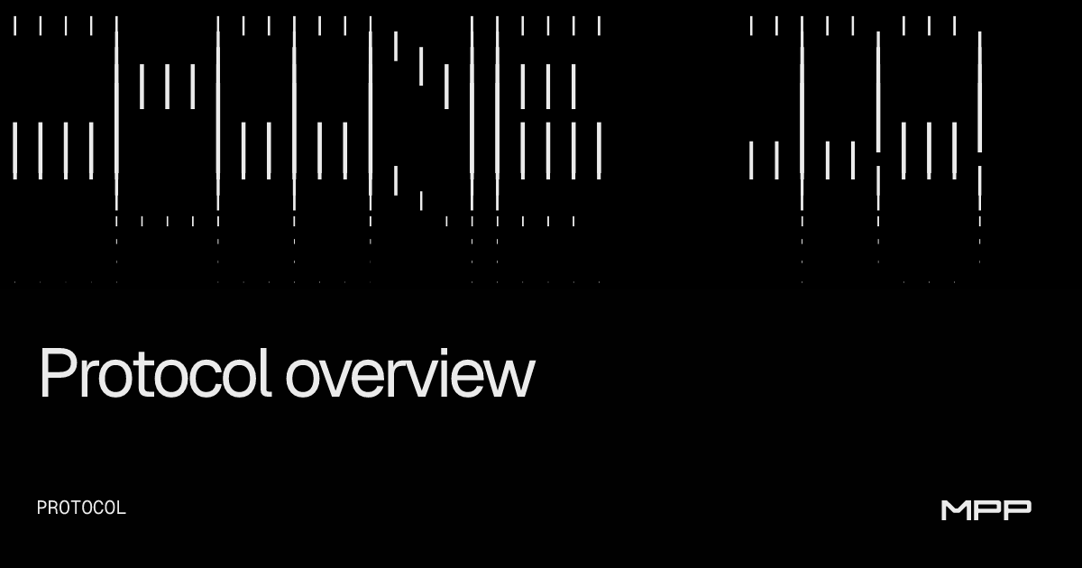 Protocol overview | MPP
