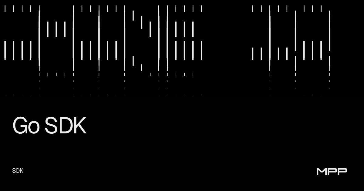 Go SDK | MPP